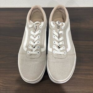 Beige VANS Canvas Sneakers